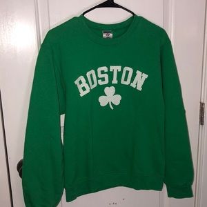 Green Boston Celtics Crewneck
